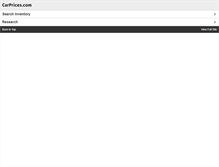 Tablet Screenshot of carprices.com